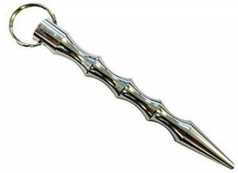 kd collections Silver Self Defense Key Cases Key Chain