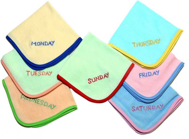 wow friends wf-12001 Multicolor Napkins(7 Sheets)