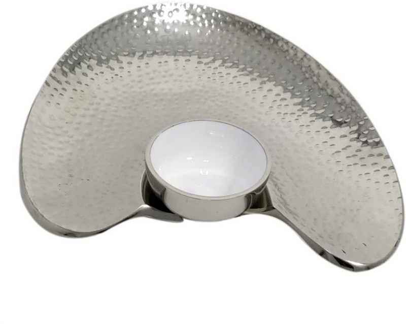 stupefying Brass Serving Dry Fruit /Decoration /Table Decoration Tray(Set of 1) Tray