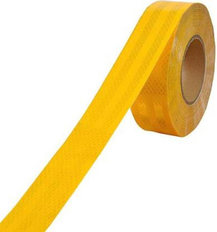woniry Yellow Car Reflective Tape Sticker ECE 104 50.8 mm x 8 m Yellow Reflective Tape(Pack of 1)