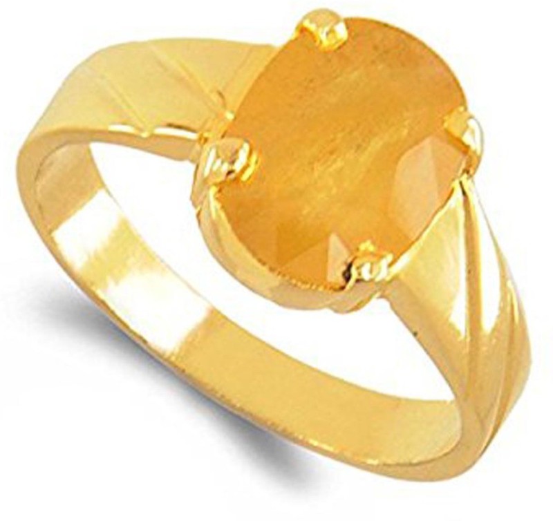 Gems Jewels Online Loose Stone Ceylon Sri Lanka Yellow Sapphire – Pukjraj Copper Sapphire Ring