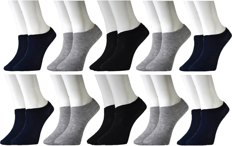 hicode Men & Women Low Cut(Pack of 10)