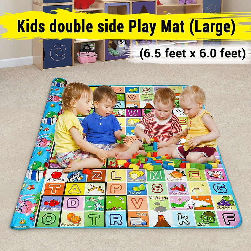 akshar creation Plastic Baby Play Mat(Green, Medium)