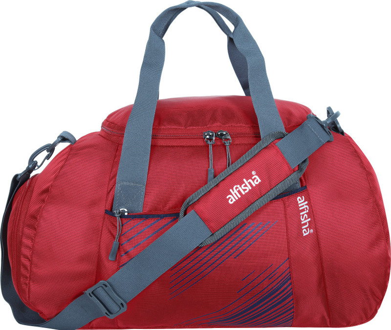 alfisha Duffle Cum Gym Bag 40 LTR002 Travel Duffel Bag(Red)