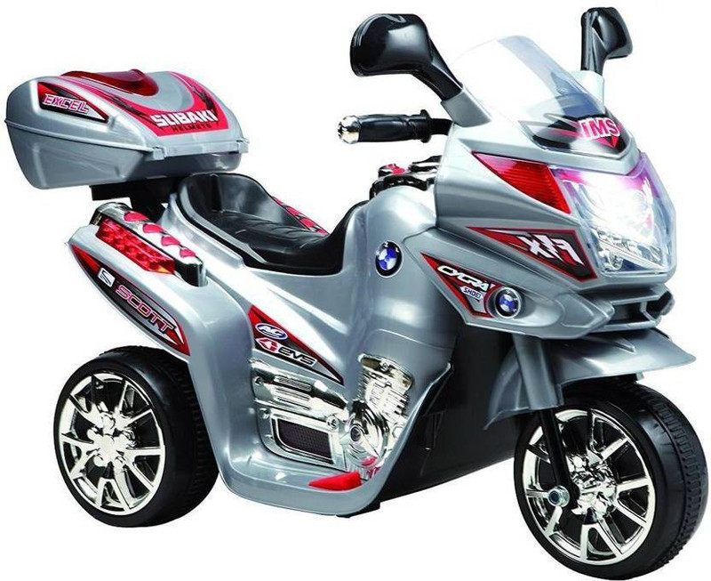 letzride cruiser Bike Battery Operated Ride On(Silver)