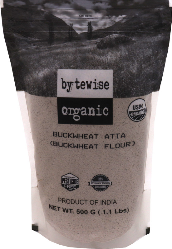 bytewise organic Kuttu Atta / Buckwheat Flour(500 g)