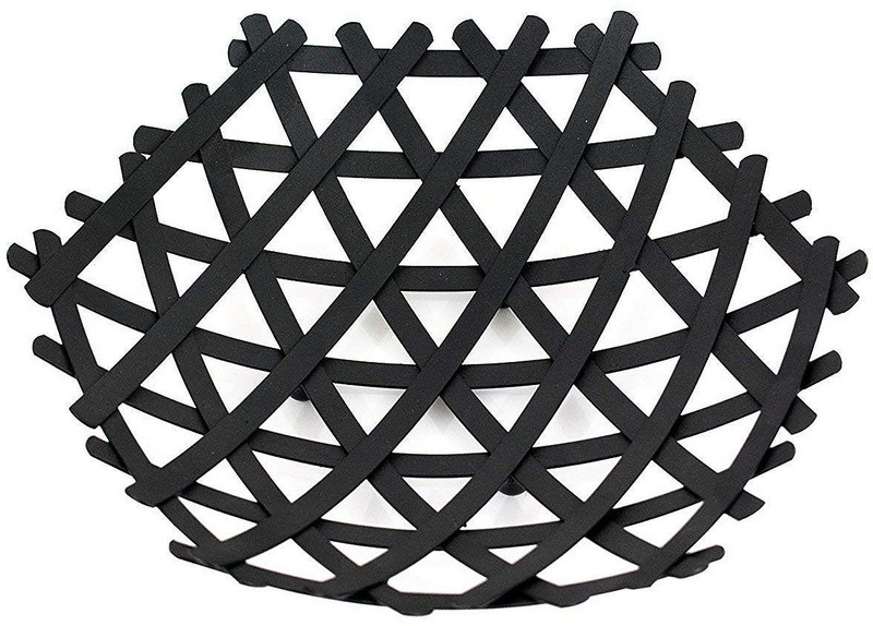 moradiya fresh Fruit Plate Metal Copper Snack Plate Vegetable Storage Basket Table Dining Decoration Iron Fruit & Vegetable Basket(Multicolor)