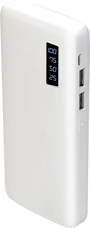 zofia 20000 mAh Power Bank (TP5, TOP STAR LEATHER TEXTURE)(White, Lithium-ion)