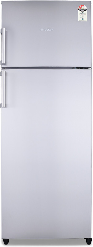 Bosch 347 L Frost Free Double Door 3 Star Refrigerator(Silver, KDN43VL30I)