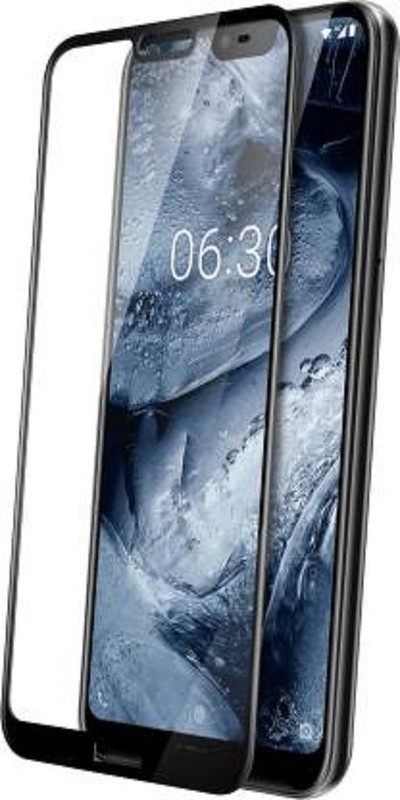am international company Edge To Edge Tempered Glass for Nokia 6.1(Pack of 1)