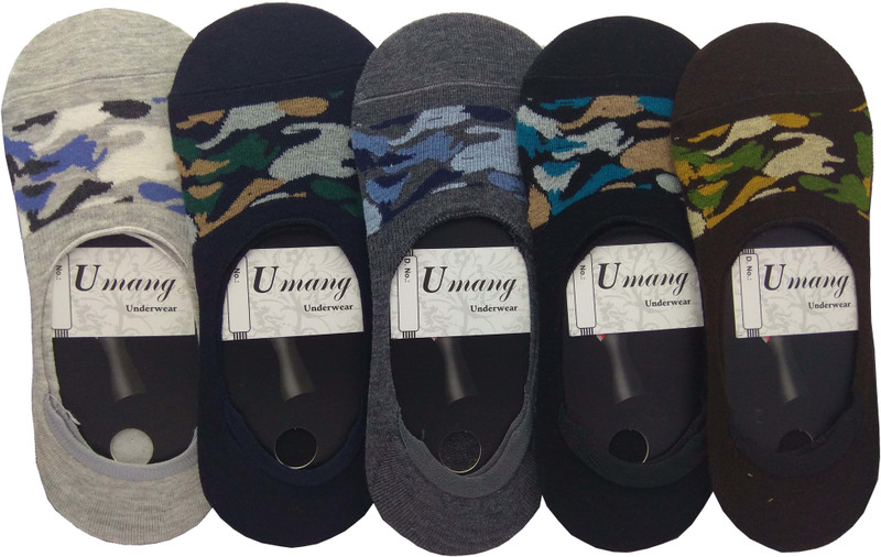 umang hosiery Men Printed Low Cut(Pack of 5)