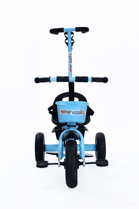 hiphip kids HipHip Kids- 2 in 1 Convertible Baby Tricycle Kid's Trike with Parental Adjust Push Handle Children Tricycle/Bicycle with Seat Belt Kid's | Suitable for Boys & Girls - (1 to 6 Years) no Tricycle(Blue, Pink, Green)