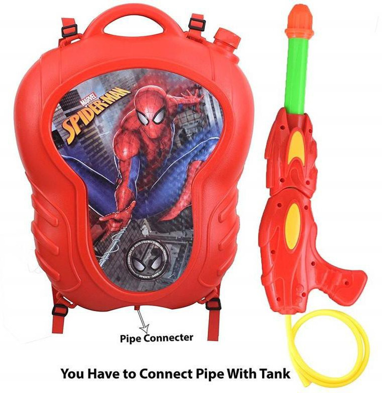 devew Holi Pichkari with Back Holding Tank, Holi 6.5 Litre -Motu Patlu Classic(Multicolor)