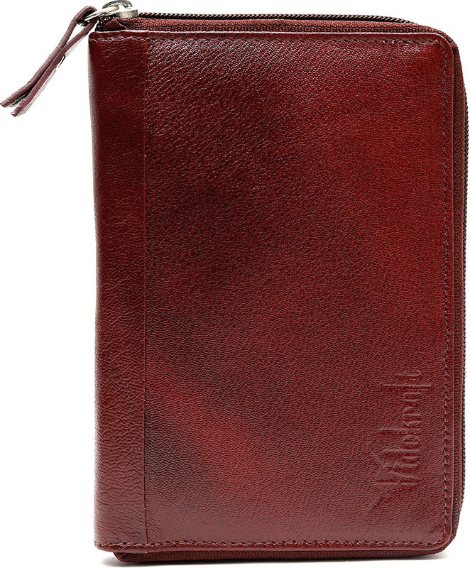 hidekraft Genuine Leather Passport Holder(Brown)
