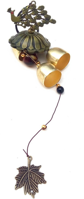 shanol c Peacock wind chime for home decoration Feng Shui Home Positive Energy Aluminium Peacock Windchimes for Balcony Bedroom with Good Sound Vastu Garden Decor wind chime for office home and enterance decoration Windchime  (16 inch, Multicolor) Peacock Bird Windchime Hanging for wall Wind Chimes.