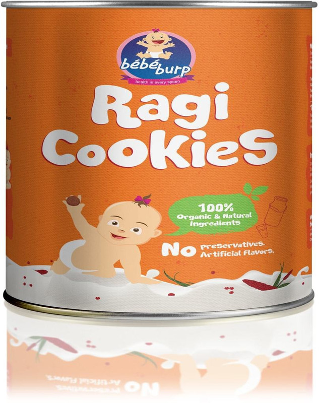 bebe burp Ragi cookies Baby Crispies 200 g