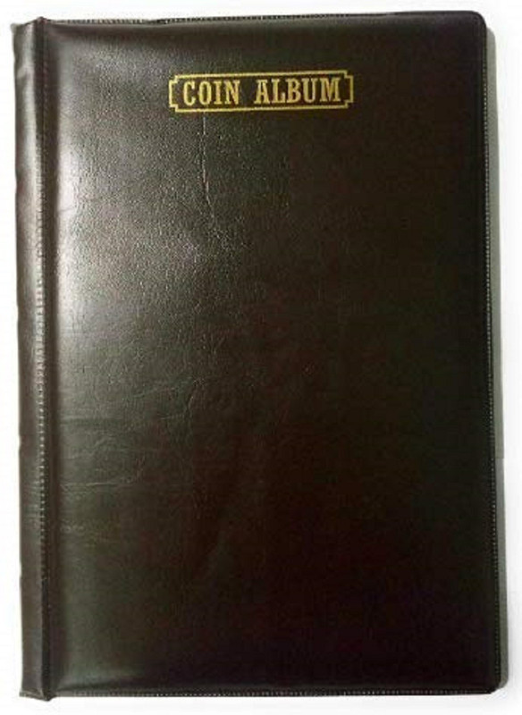 damodaram supermart Mini Coin Collection Album with 10 Pages Coin Bank(Brown)