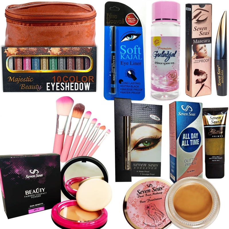 indiaglee Beauty Combo Makeup Set of 16 PCs(16 Items in the set)