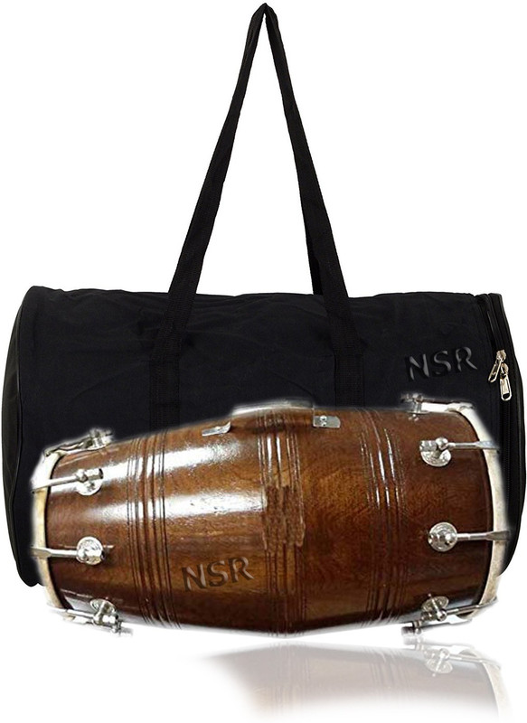 NSR Traders Professional Dholak VOL 11 Nut & Bolts Dholak(Brown)
