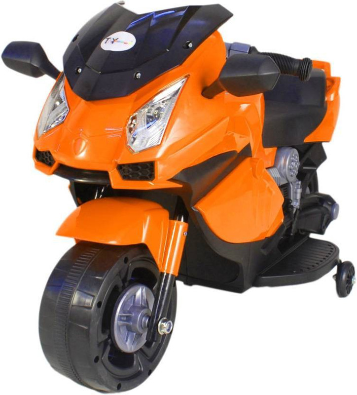 letzride mini lambo Bike Battery Operated Ride On(Orange)