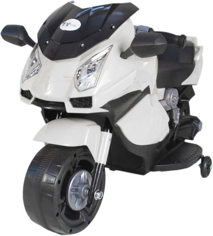 letzride 700 Bike Battery Operated Ride On(White)