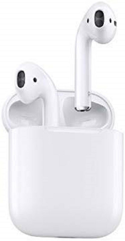 maxobull Earpods Bluetooth Headset with Mic (White, In the Ear) Bluetooth Headset with Mic(White, In the Ear)