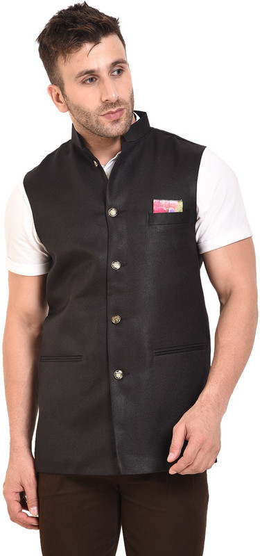maximilian shop Sleeveless Solid Men Jacket