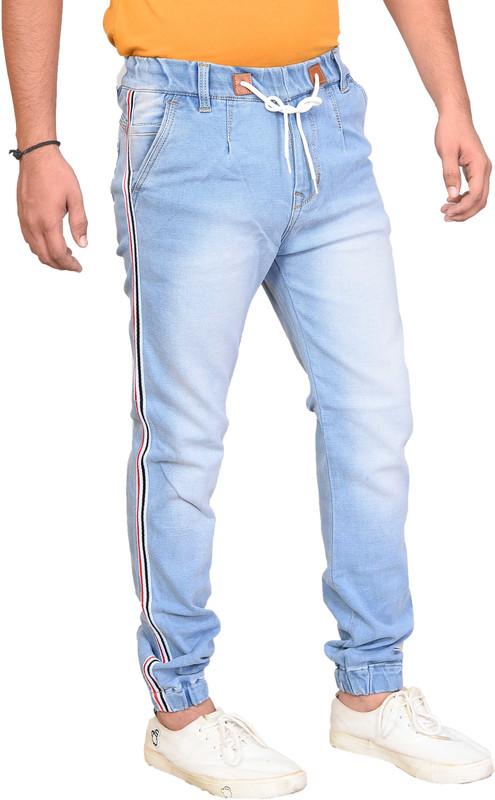 styzon Jogger Fit Men's Light Blue Jeans