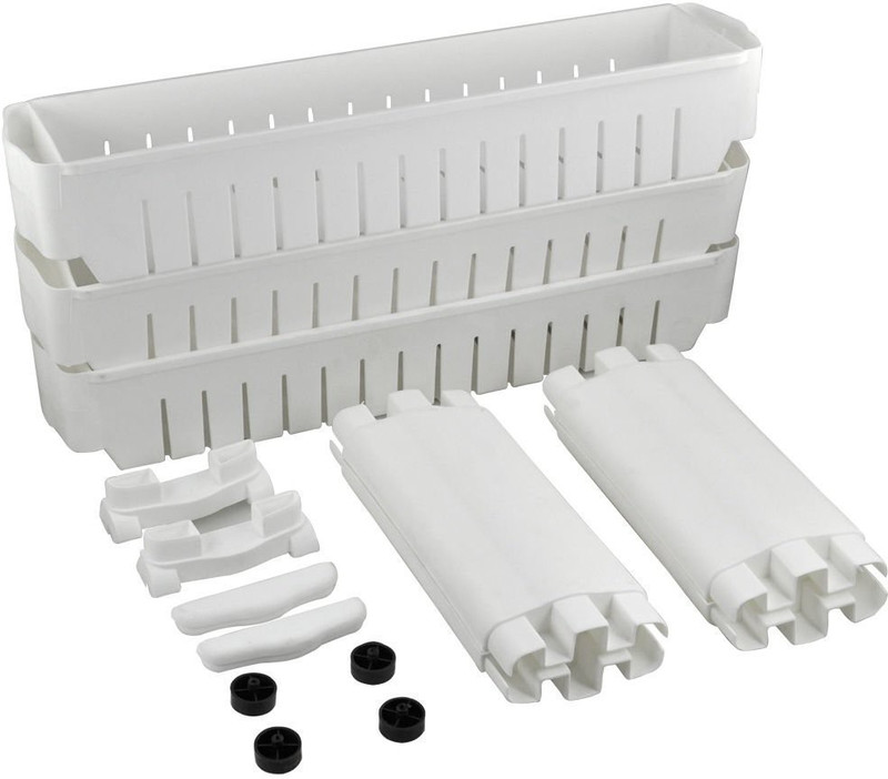 4tens 3 layer Kitchen Spice Storage Rack Plastic Bottle Rack Shelfe With Wheel Plastic Kitchen Trolley