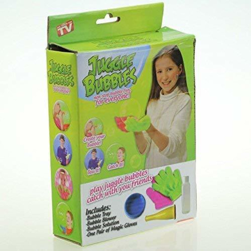 juggle bubbles Activity Kit Bubble Maker Refill Solution Bouncing Bubble Game(Multicolor)