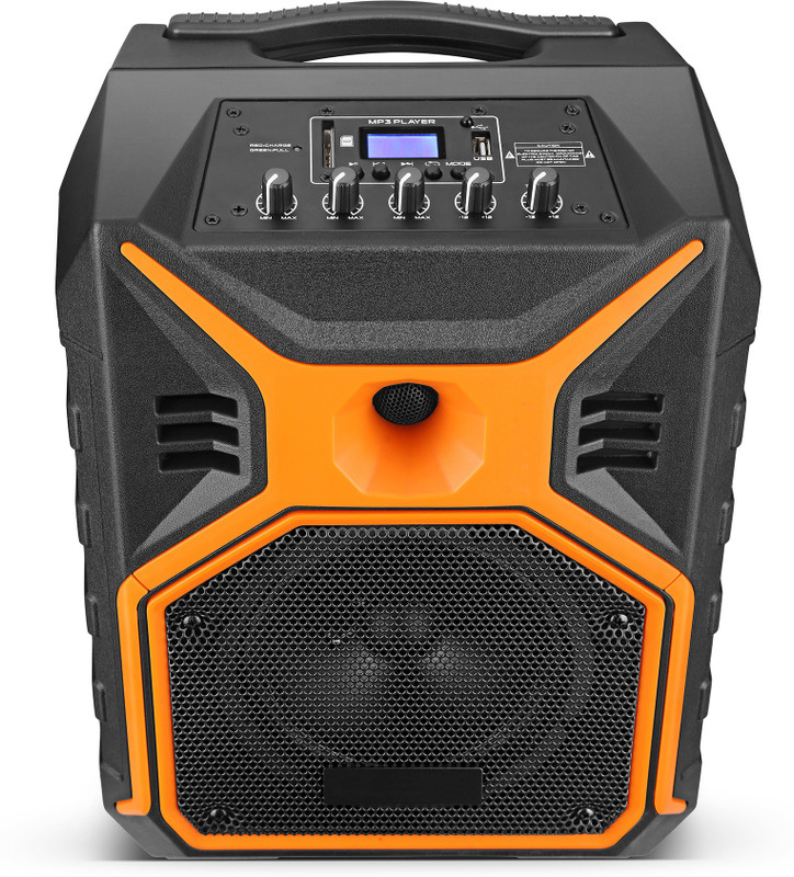 Oshaan X6500 Portable Speaker Wireless 6.5-Inch Portable Multimedia Trolley Speaker Outdoor, Indoor PA System(26 W)
