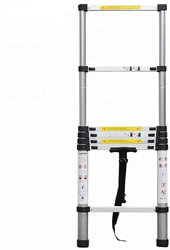 smarty 7 step 6.5 feet Telescopic Ladder (2 meter ) Aluminium Ladder(Hand Rail)
