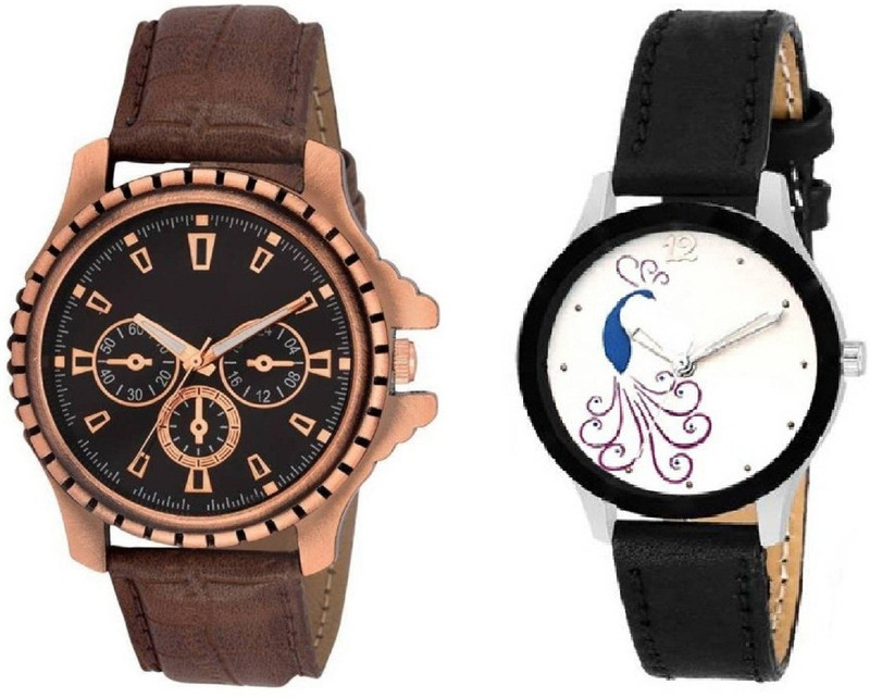 paul jordan 11 67 ANALOG QUARTZ COMBO PACK OF 2 Watch For Boys Girls Analog Watch For Men Women