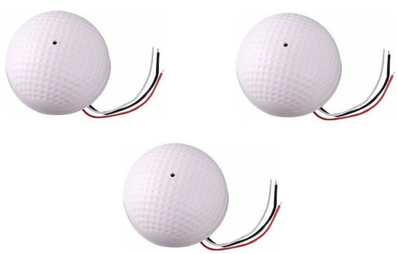 atekt (Pack Of 3) Golf Ball Microphone Camera Microphone Camera Microphone