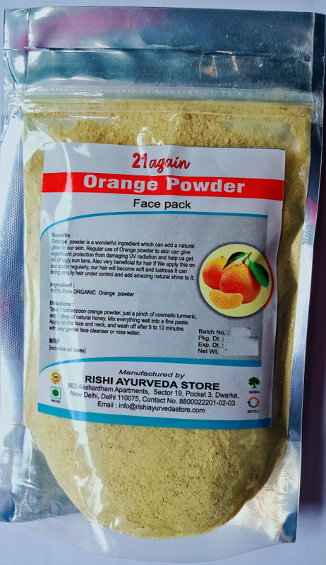 21 again Orange Powder Face Pack(100 g)