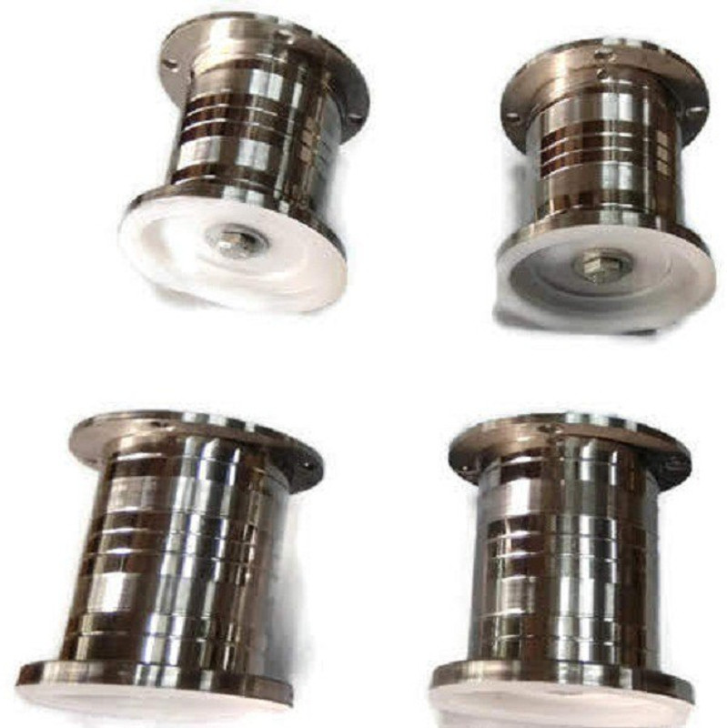 vrunda 3 Inch Stainless Steel CD cut Fancy Sofa Legs Fixed Furniture Caster(Pack of4)