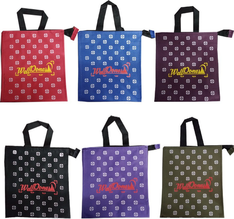 velitebags Well Done Lunch Bag, Shopping Bag, Reusable Bag (Set of 12 Pieces) Pack of 12 Grocery Bags(Multicolor)