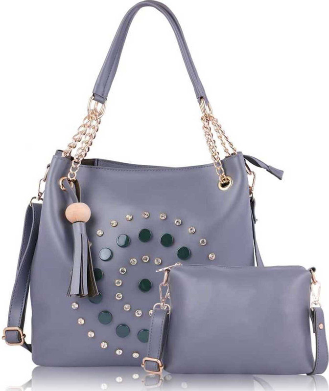 prakashgarments Women Grey Shoulder Bag