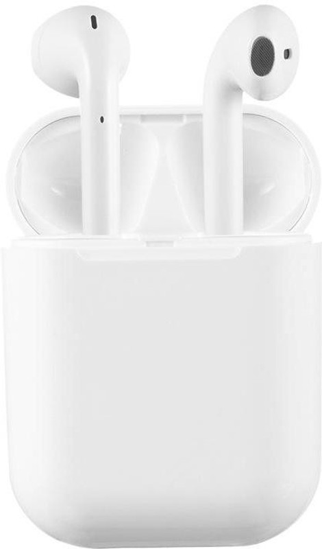renyke i12 s TW_S Bluetooth Earphone Wireless Touch Control Bluetooth Headset with Mic(White, In the Ear)