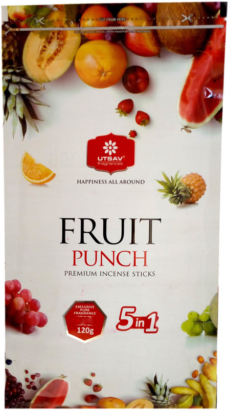 utsav FRUIT PUNCH MIX FRUIT Agarbattis(20 Units)