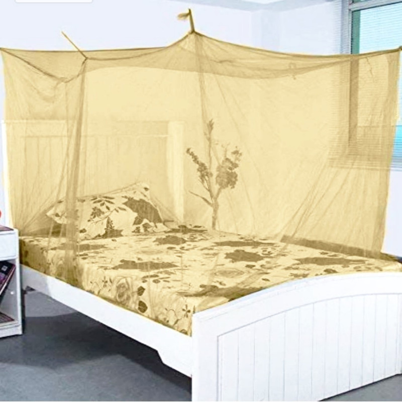 juglie Nylon Adults BROWN-SINGLE-MOSQUITO Mosquito Net(Brown)