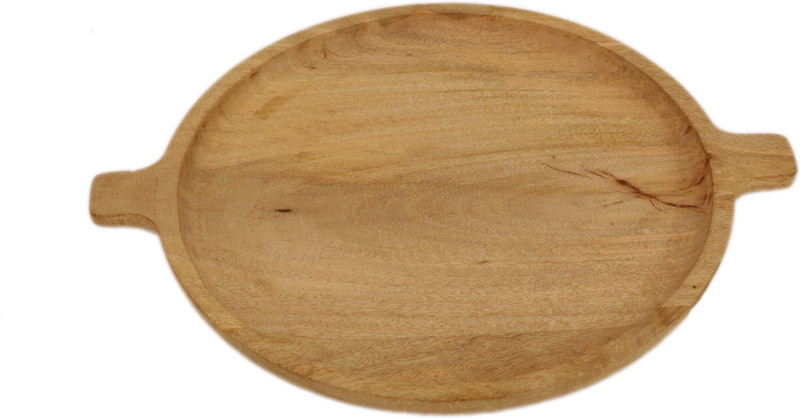 woodsala Mango Wood 12 Inch Wooden Pizza Tray Tray