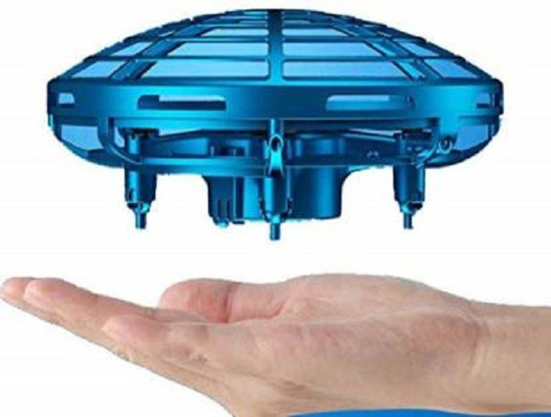 pari enterprises Drones Mini UFO Toy Infrared Shining Colourful LED Light Hand Control Drone(Blue)