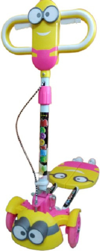 toyuniverse Minion 4 wheel scooter for kids scooter Scooter(Yellow)