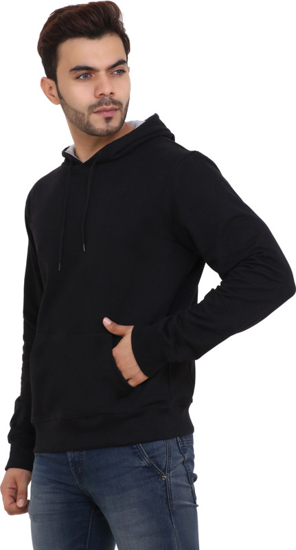 fuselage Full Sleeve Solid Men Sweatshirt