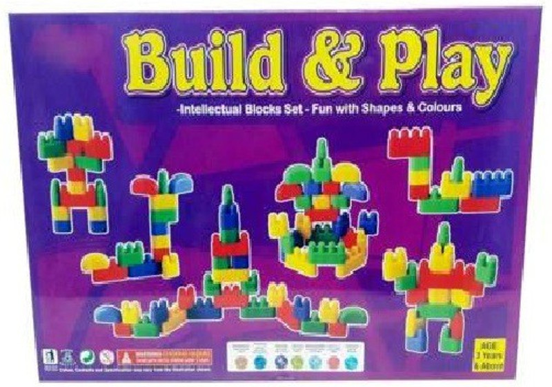 gorgeous moment Skill Development Kids Dolly Plastic Building Blocks For Kids(Multicolor)
