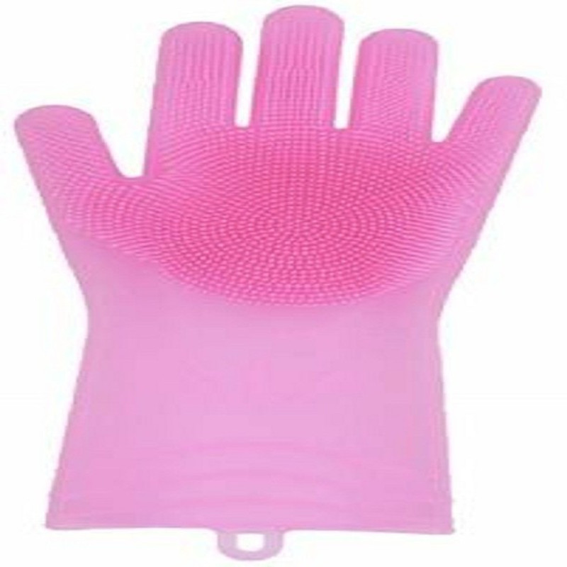 saisaien silicon gloves for oven Heat Resistant Reusable Wet and Dry Glove(Free Size)