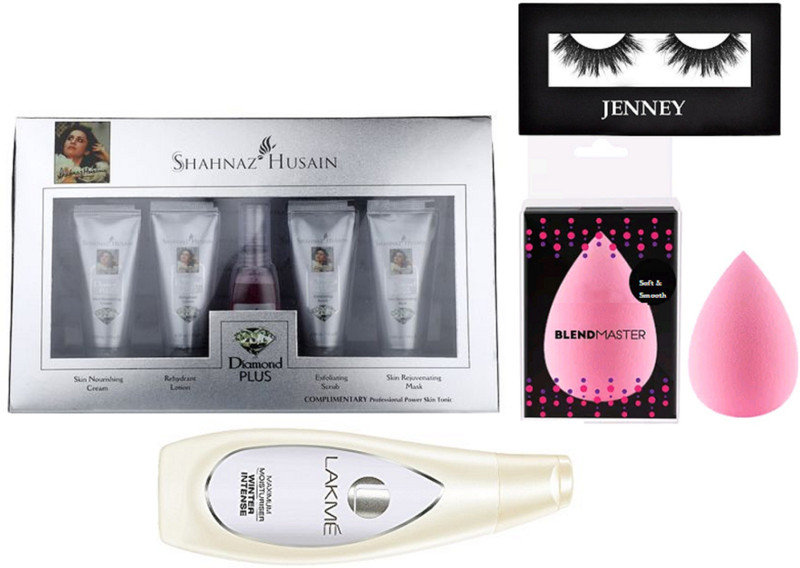 jenney Eyelashes, Diamond Facial kit, Winter Intense(4 Items in the set)