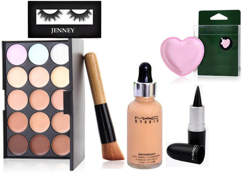 jenney Eyelashes, 15 Shades Concealer Palette(6 Items in the set)