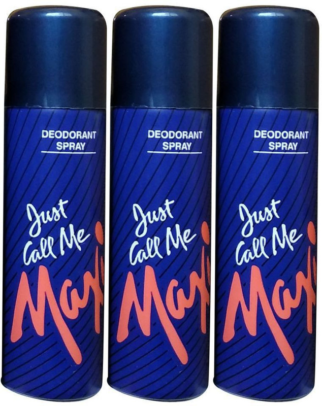 Buy JUST CALL ME MAXI BLUE PACK OF 3 Body Spray For Men